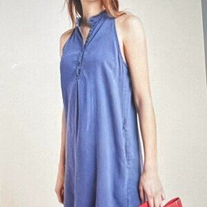 Flattering Cloth & Stone chambray tunic dress